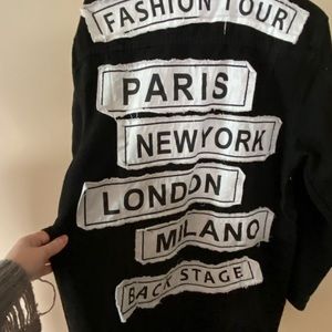 Very cute Jean jacket. Never wore still has the buttons covered.